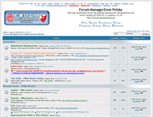 Tablet Screenshot of forum.managerzone.pl