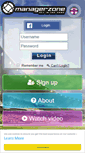 Mobile Screenshot of managerzone.com